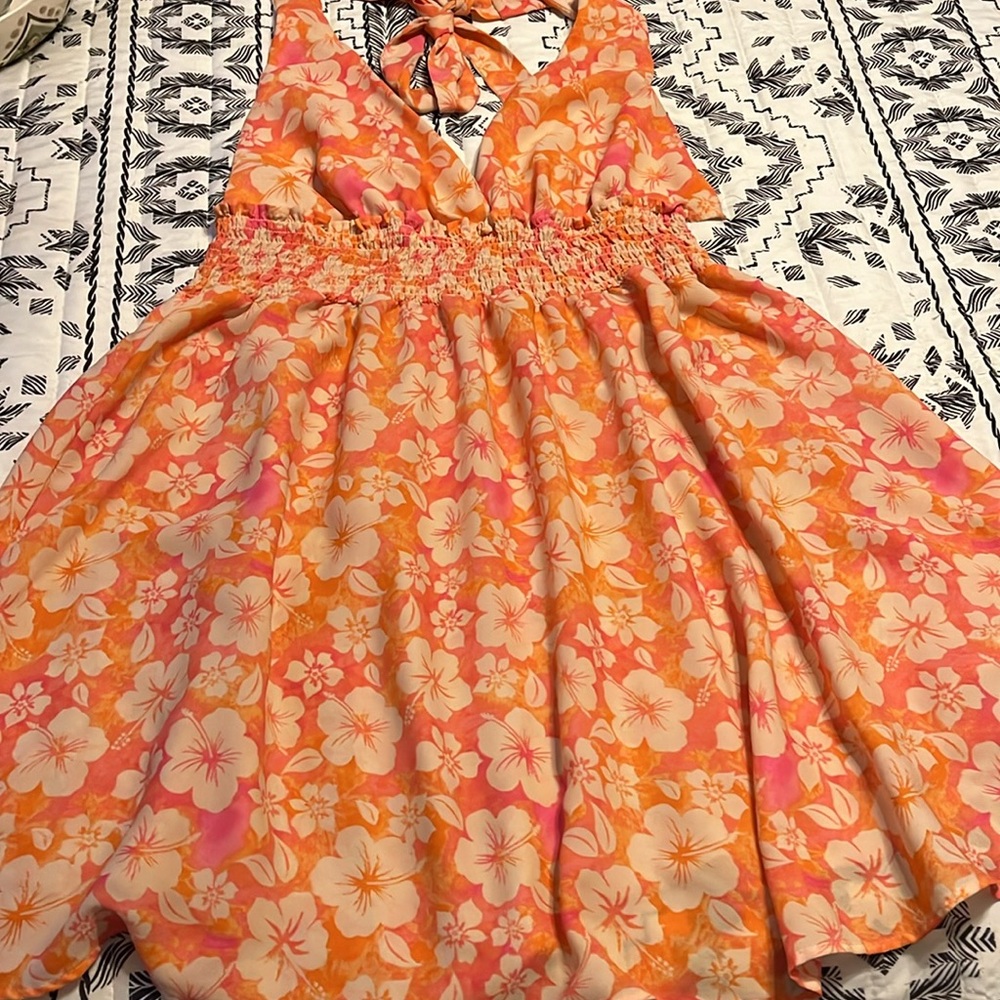 Madden NYC Floral Hawaiian Dress Size XXL - Picture 2 of 9